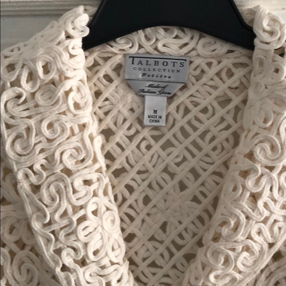 Talbots | Tops | Talbots Collection Lace Blazer Size Lp | Poshmark